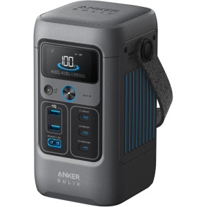 Портативна зарядна станція Anker SOLIX C200 DC 200 Вт, 60 000 мА·год (192 Вт·год), LiFePO4, 5 USB-портів