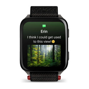 Смарт-годинник Garmin Venu X1 Black/Slate Titanium з чорним нейлоновим ремінцем