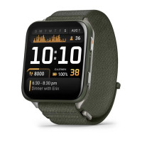 Смарт-часы Garmin Venu X1 Moss с хаки нейлоновым ремешком ComfortFit
