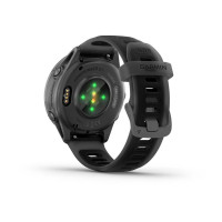 Смарт-годинник Garmin Forerunner 570 (42 мм), алюмінієвий безель сланцево-сірого кольору з чорним ремінцем