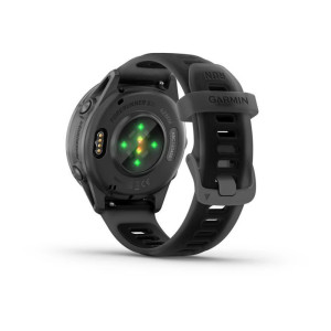 Смарт-годинник Garmin Forerunner 570 (42 мм), алюмінієвий безель сланцево-сірого кольору з чорним ремінцем