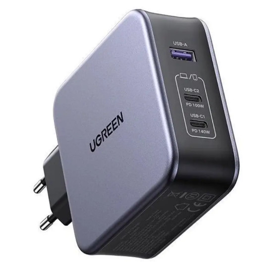 Мережевий зарядний пристрій UGREEN CD289 Nexode 140W Charger EU