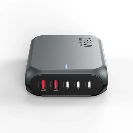  Портативний швидкий зарядний хаб Anker 188W GaN з 5 портами