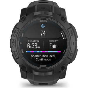 Смарт-часы Garmin Instinct 3 50mm AMOLED Tactical Edition Black with Black Band