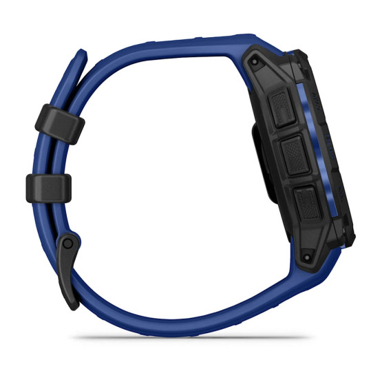 Garmin Instinct 3 45 мм AMOLED Black Bolt Blue/Black (010-02936-03)