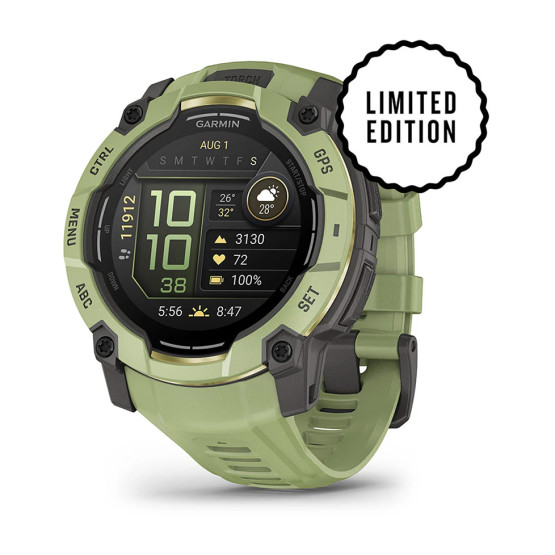 Garmin Instinct 3 50 мм AMOLED Fern Green (010-03020-02)
