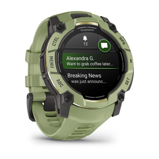 Garmin Instinct 3 50 мм AMOLED Fern Green (010-03020-02)