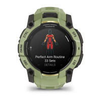 Смарт-годинник Garmin Instinct 3 50 мм AMOLED Fern Green (зелений)