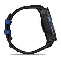 Смарт-часы Garmin Instinct 3 50 мм AMOLED Black с ремешком Black/Bolt Blue