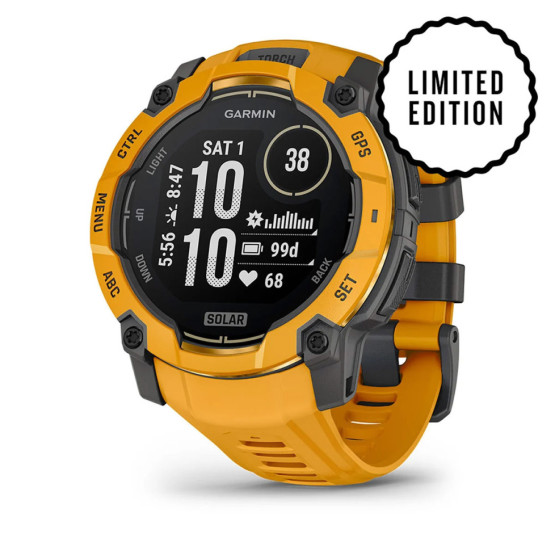 Garmin Instinct 3 50 мм Solar Sunburst