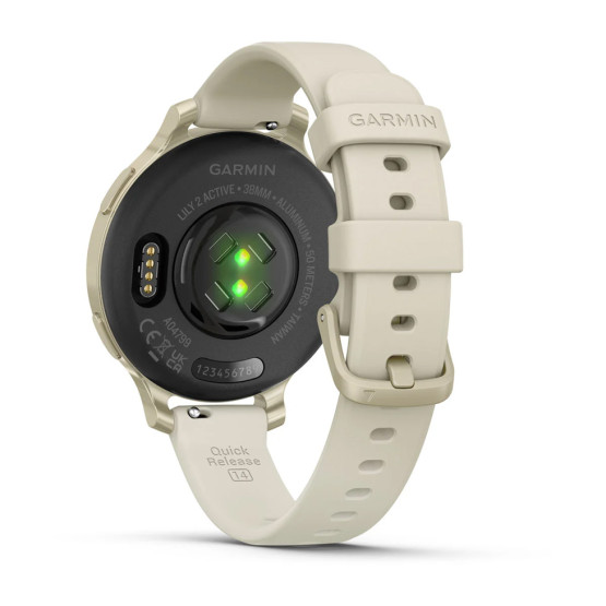 Garmin Lily 2 Active, WW, Lunar Gold/Bone, Silicone Garmin Lily 2 Active, WW, Lunar Gold/Bone, Silicone