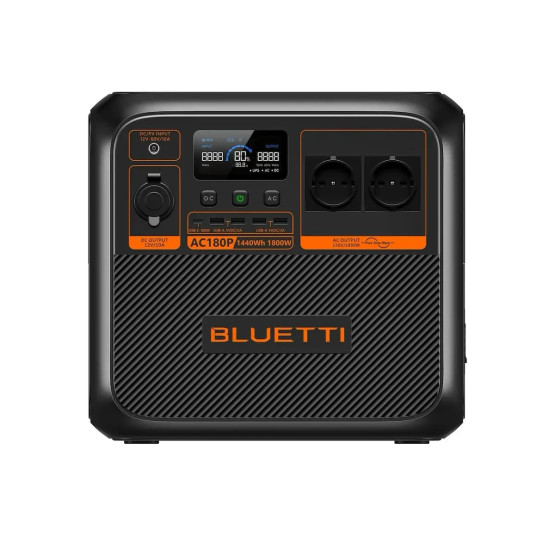 Зарядная станция Bluetti AC180P, 1800 Вт, 1440 Вт/час (электростанция для дома, UPS, ИБП) UK
