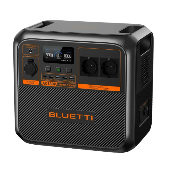 Зарядная станция Bluetti AC180P, 1800 Вт, 1440 Вт/час (электростанция для дома, UPS, ИБП) UK