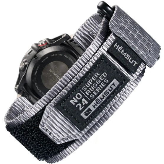 Ремінець для Garmin HEMSUT 26mm Nylon великий розмір для зап'ястя 210-240мм