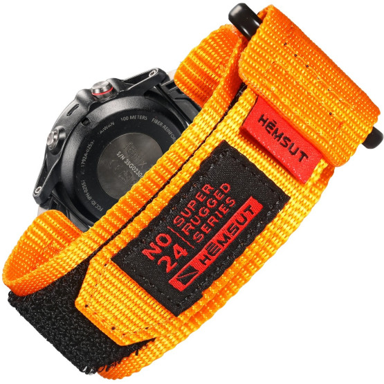Ремінець для Garmin HEMSUT 26mm Nylon великий розмір для зап'ястя 210-240мм