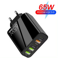 Зарядний пристрій GAN Charger Fast Charging Multi Port QC 3.0 PD25W 65W