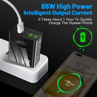 Зарядний пристрій GAN Charger Fast Charging Multi Port QC 3.0 PD25W 65W