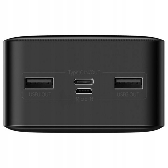 Зовнішній акумулятор (Power Bank) Baseus Bipow Digital Display Powerbank 15W 30000mAh Black