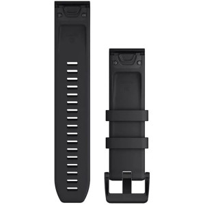 Ремінець Garmin QuickFit 22 Watch Bands Black with Black Stainless Steel Hardware