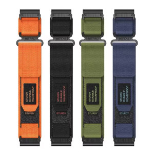 Ремінець нейлоновий 22mm для годинника Garmin EpixPro Fenix Pro Enduro Tactix чорний