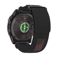 Ремінець нейлоновий 26mm для годинника Garmin EpixPro Fenix Pro Enduro Tactix чорний