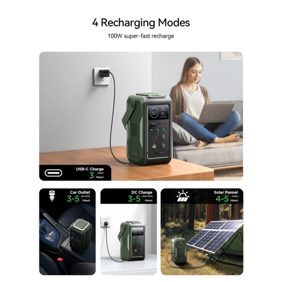 Портативний акумулятор з нічником JOYROOM 100W 75000мАг