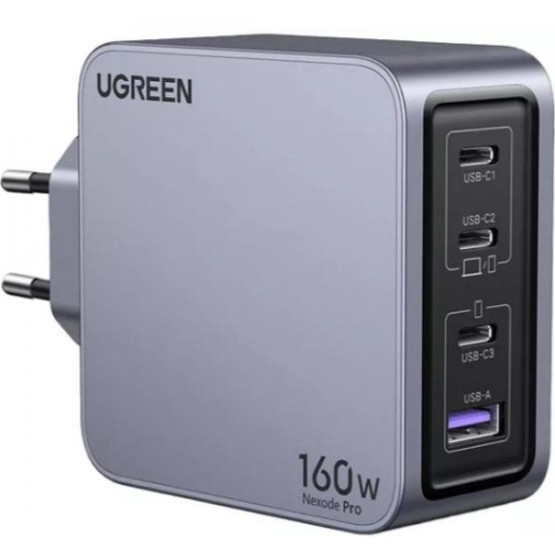 Зарядний пристрій UGREEN Nexode Pro X763 GaN 160W Gray Зарядний пристрій UGREEN Nexode Pro X763 GaN 160W Gray