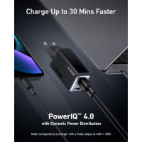 Зарядний пристрій Anker PowerPort 737 GaNPrime 120W, UK Plug, Black