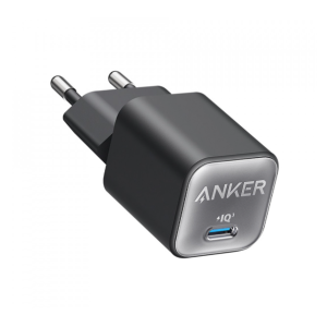 Мережевий зарядний пристрій Anker PowerPort 511 Nano III GaN 30W Super Fast Charging 1xUSB-C PIQ3.0 Phantom Black 