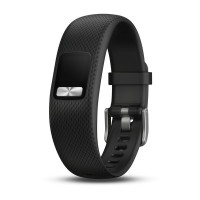 Ремінець Garmin vivofit 4, силікон, Чорний, S/M