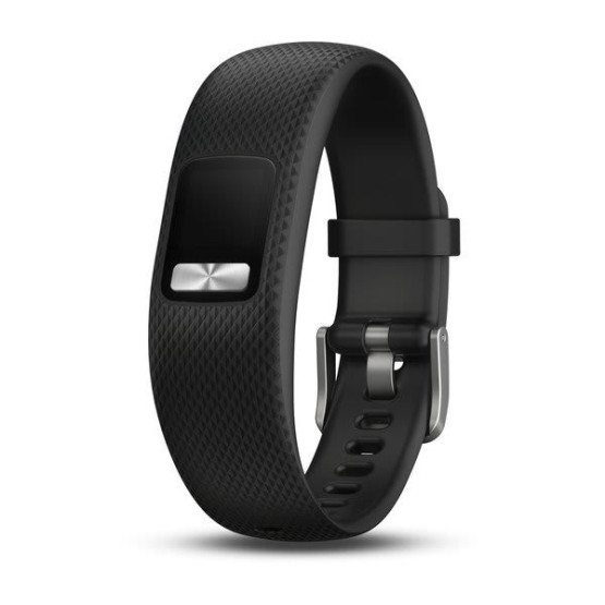 Ремінець Garmin vivofit 4, силікон, Чорний, S/M