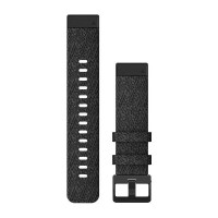 Ремешок Garmin QuickFit 20, 20 мм, нейлон, Меланжевый чёрный (Heathered Black)