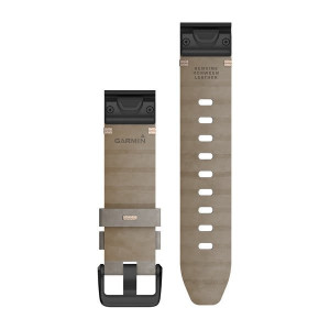 Ремінець Garmin QuickFit 20, 20 мм, замша, Сланцево-сірий (Shale Gray)