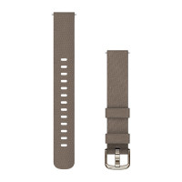 Ремінець Garmin Lily 2, 14 мм, нейлон, Coffee із фурнітурою Cream Gold