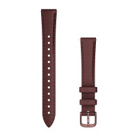 Ремешок Garmin Lily 2, 14 мм, кожа, Mulberry с фурнитурой Dark Bronze