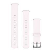 Ремінець Garmin Quick Release, 18 мм, силікон, Blush Pink зі срібною фурнітурою