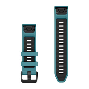 Ремінець Garmin QuickFit 20, 20 мм, силікон, Turquoise, дайверський набір 3 в 1