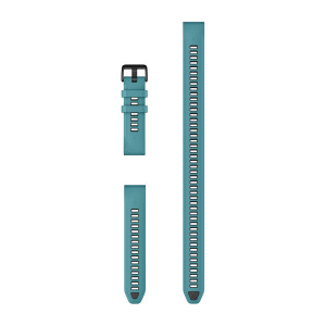 Ремінець Garmin QuickFit 20, 20 мм, силікон, Turquoise, дайверський набір 3 в 1