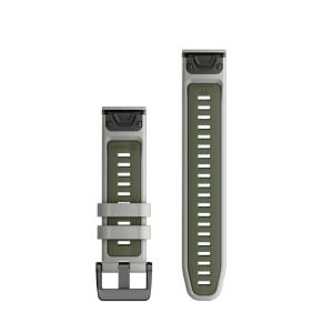 Ремінець Garmin epixPRO (g2), 22mm QuickFit Fog Gry/Moss Silicone Band