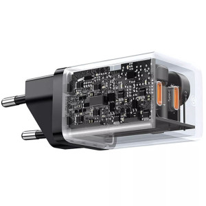 Зарядний пристрій Baseus GaN5 Pro 40W Type-C + Type-C Black