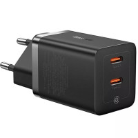 Зарядний пристрій Baseus GaN5 Pro 40W Type-C + Type-C Black