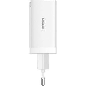 Зарядний пристрій Baseus GaN5 Pro 40W Type-C + Type-C White