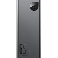 Зовнішній портативний акумулятор Baseus Adaman Metal Digital Display 20000mAh 65W Black