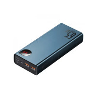 Зовнішній портативний акумулятор Baseus Adaman Metal Digital Display 20000mAh 65W Blue