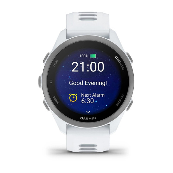 Смарт-годинник Garmin Forerunner 170 зі світло-сіро-блакитним силіконовим ремінцем