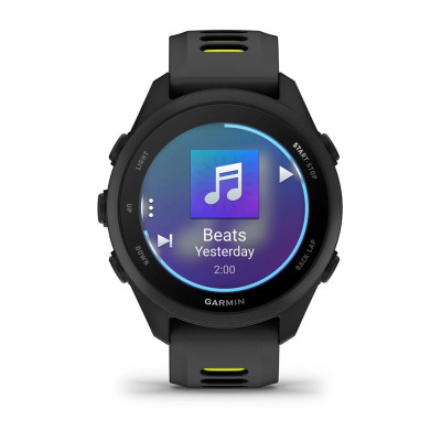 Смарт-годинник Garmin Forerunner 170 Music з чорно-жовтим силіконовим ремінцем