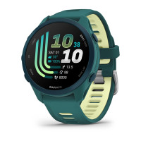Смарт-часы Garmin Forerunner 170 Music с бирюзово-лаймовым силиконовым ремешком