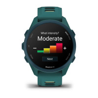 Смарт-часы Garmin Forerunner 170 Music с бирюзово-лаймовым силиконовым ремешком
