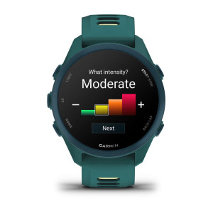 Смарт-годинник Garmin Forerunner 170 Music з бірюзово-лаймовим силіконовим ремінцем