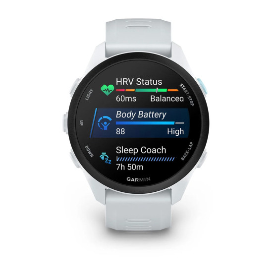 Смарт-годинник Garmin Forerunner 70 зі світло-сірим силіконовим ремінцем
